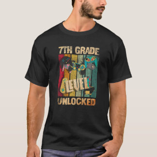 7th Grade Level Unlocked Back To School Seventh Gr T-Shirt