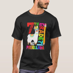 7th Grade No Prob Llama First Day Back To School T-Shirt