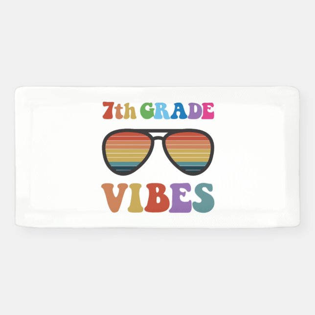 7th Grade Vibes Banner (Horizontal)