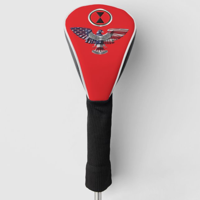 7th Infantry Division “Bayonet Division” Golf Head Cover (Front)