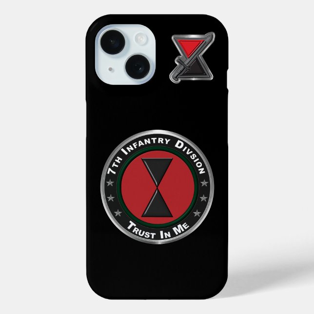 7th Infantry Division  Case-Mate iPhone Case (Back)