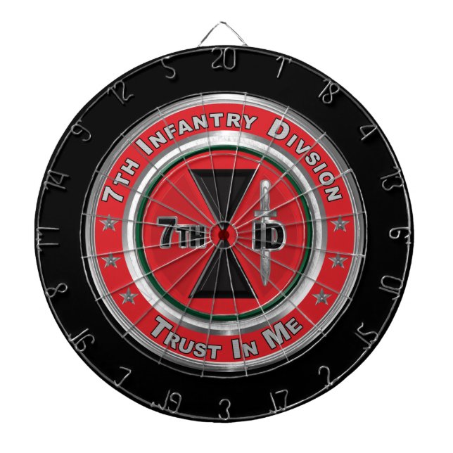 7th Infantry Division  Dartboard (Front)