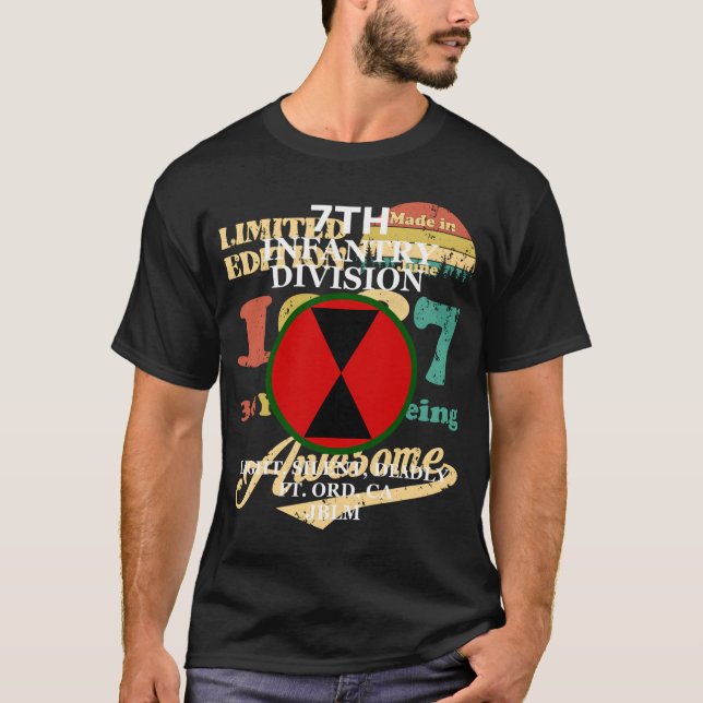 7Th Infantry Division Infantry Grunt T-Shirt (Front)