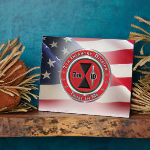 7th Infantry Division Plaque