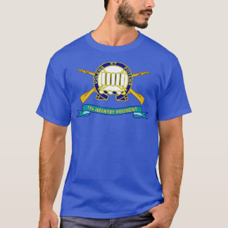 7th Infantry Regiment w Br Ribbon X T-Shirt