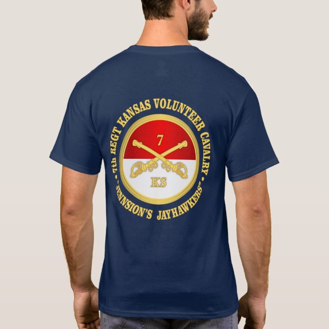 7th Kansas Cavalry T-Shirt (Back)