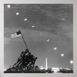 7th March 1970:  Ten separate exposures Poster