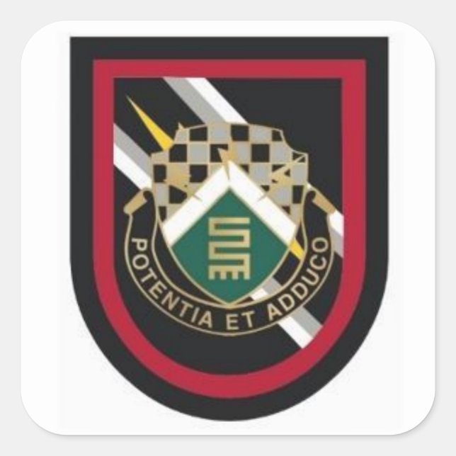 7TH PSYOPS BATTALION FLASH/DUI STICKERS (Front)