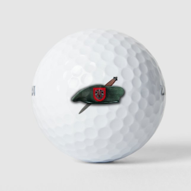 7th Special forces Green Berets sf sfg sof patch Golf Balls (Front)