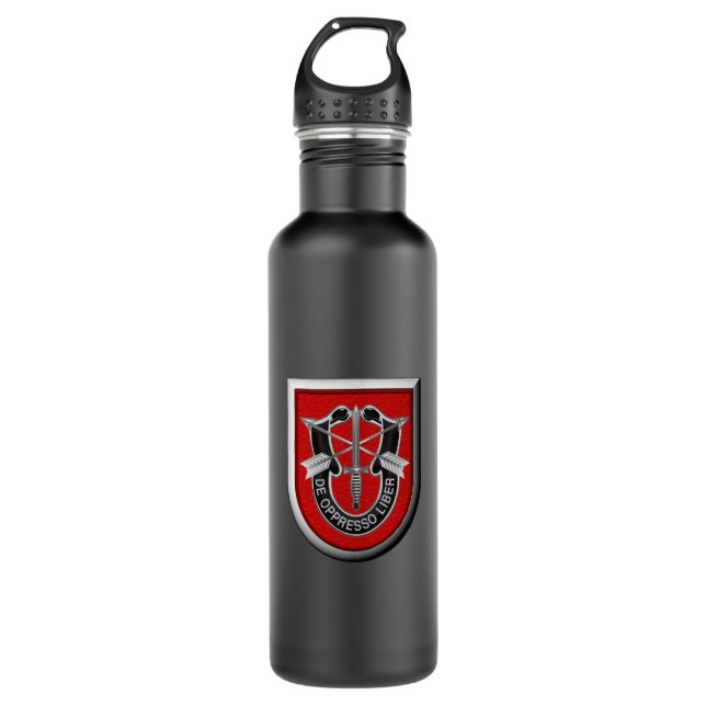 7th Special Forces Group Airborne Flash 710 Ml Water Bottle (Front)