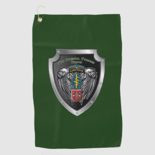 7th Special Forces Group (Airborne) Shield Golf Towel