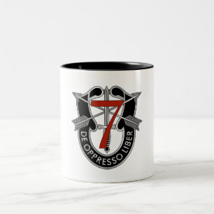 7th Special Forces Group Crest Two-Tone Coffee Mug