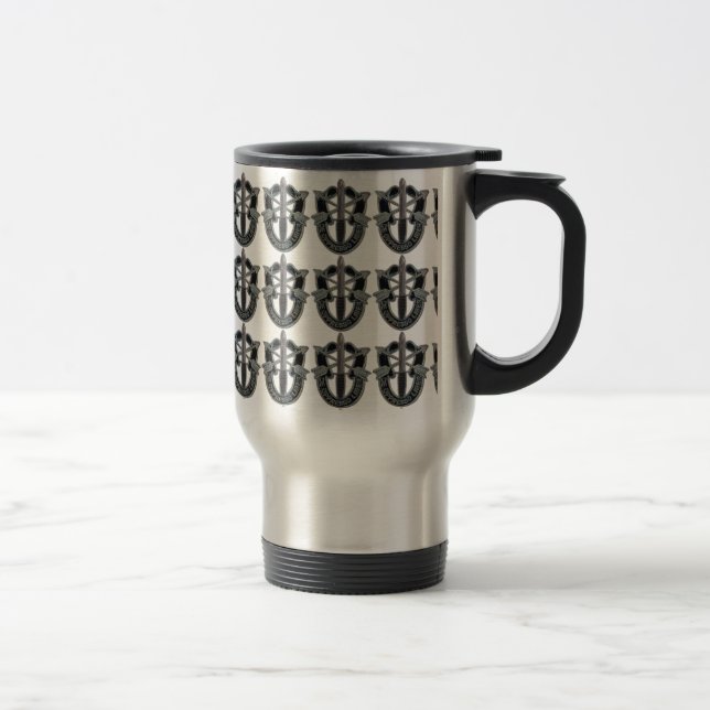 7th Special forces group green berets crest Mug (Right)