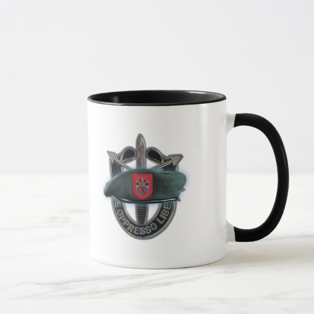 7th Special forces group green berets son iraq Mug (Right)