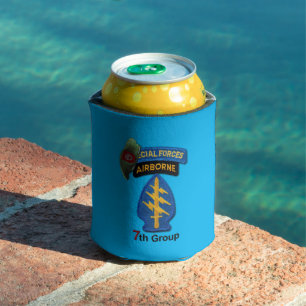 7th Special Forces Group Green Berets Veterans   Can Cooler