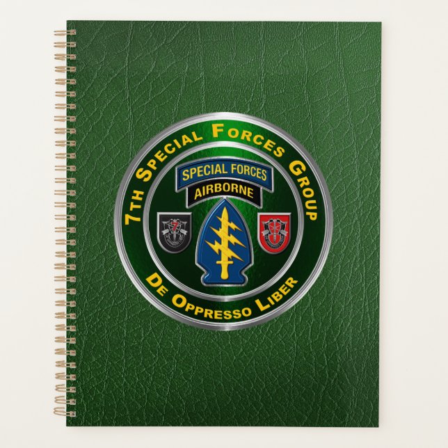 7th Special Forces Group  Planner (Front)