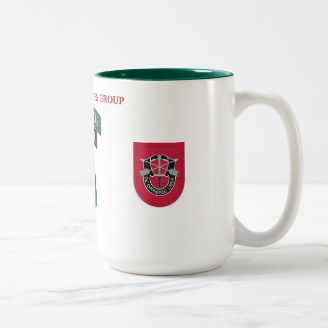 7TH SPECIAL FORCES GROUP Two-Tone COFFEE MUG (Right)