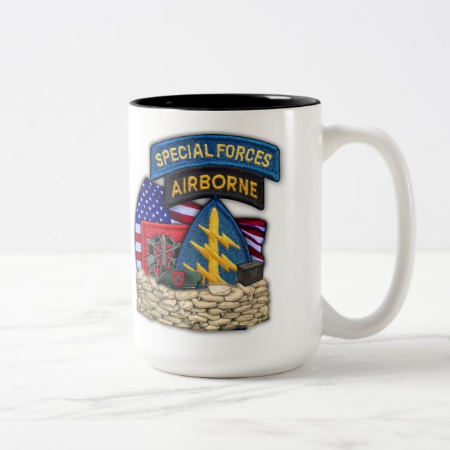 7th Special forces group veterans patch flash Cups (Right)