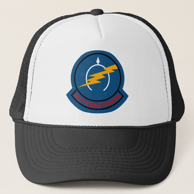 7th Troop 17th Cavalry - Ruthless Riders Trucker Hat (Front)