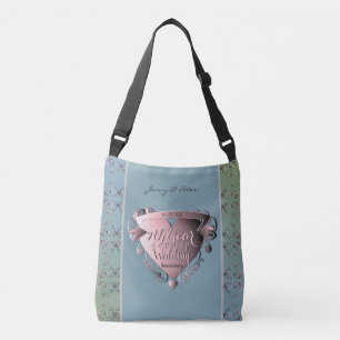 7th Wedding Copper Annivrsary  Crossbody Bag