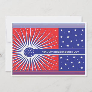 7x5 4th of July Party Invitation