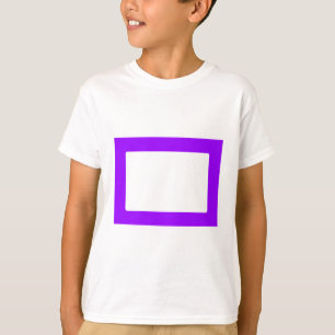 7X5 Card with Round Inside Conors Transp Purple T-Shirt