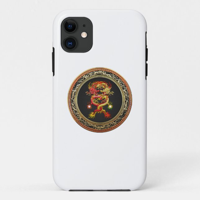 [800] Red and Yellow Dragons Case-Mate iPhone Case (Back)