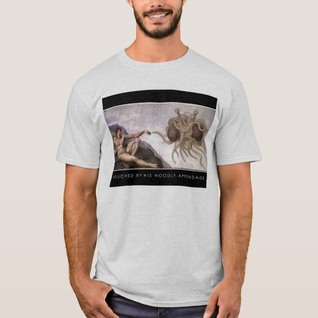 800px-Touched_by_His_Noodly_Appendage T-Shirt (Front)