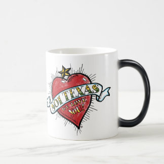 801 le Texas, nous vous aimons ! tasse de café