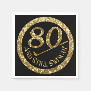 80 And Still Swingin' Napkins