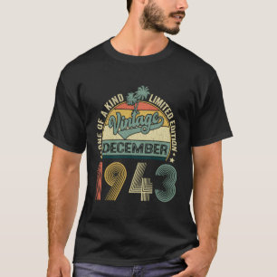 80 Awesome Since December 1943 80Th T-Shirt