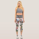 80 Photo Template Personalized Collage Capri Leggings<br><div class="desc">80 Photo Template collage Personalized capri leggings from Ricaso</div>