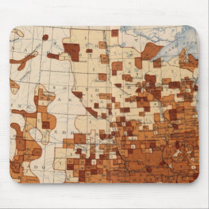 80 Proportion illiterates Negro voters Mouse Pad