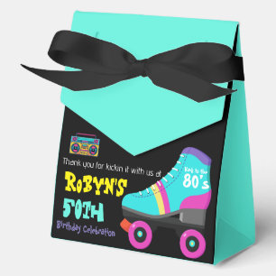 80’s or 90s Theme Birthday Invitation Favor Box