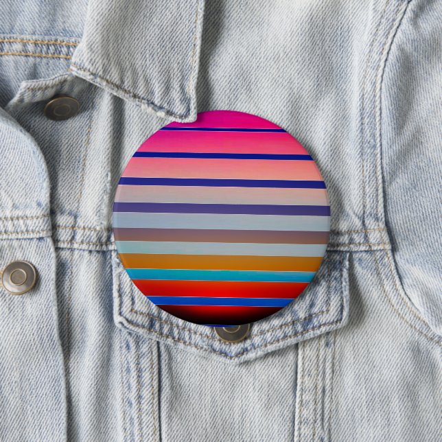 80’s Sunset 4 Inch Round Button (In Situ)