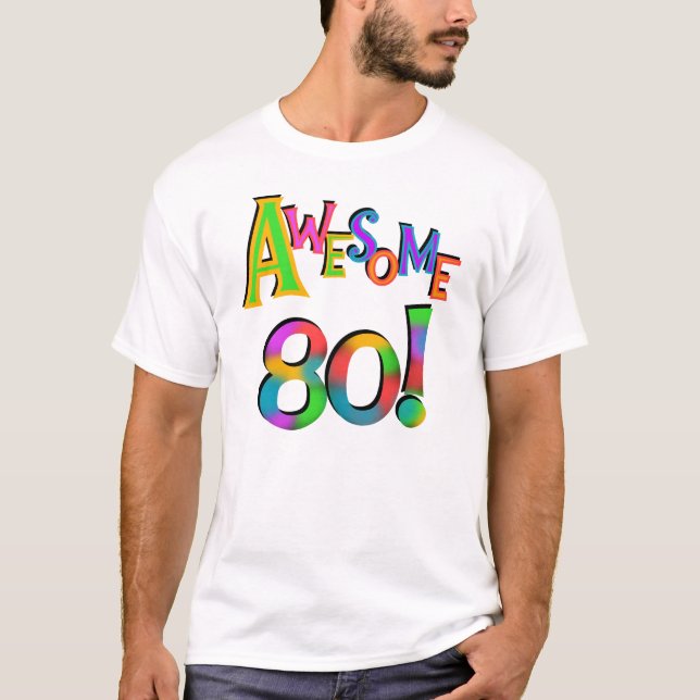 80 T-shirts et cadeaux impressionnants (Devant)