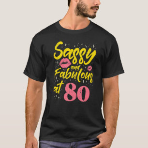 80 Years Old 80 & Fabulous Since 1942 80th Birthd T-Shirt