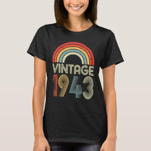 80 Years Old Vintage 1943 80th Birthday T-Shirt