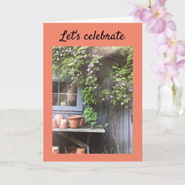 *80e ANNIVERSAIRE** ET FÊTONS-VOUS ! Carte (Orchidée)