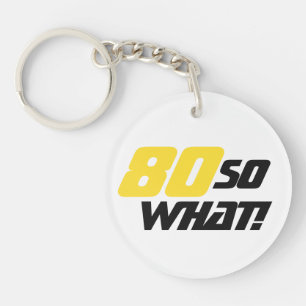 80e anniversaire Motivationnel Positif Jaune Noir