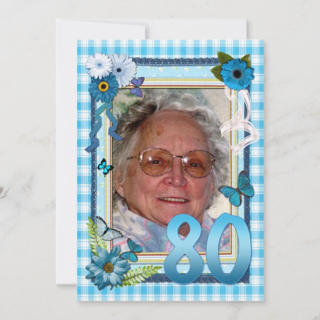80e Invitation à la fête d'anniversaire de la phot (Devant)