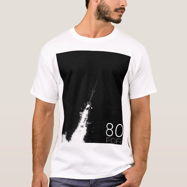 80FOR Liftoff T-Shirt (Front)