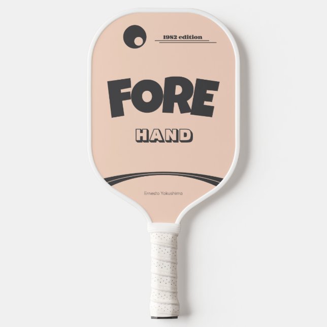 80ies Pickleball Paddle (Front)