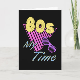80s 1980s Gift Retro Nostalgia Card