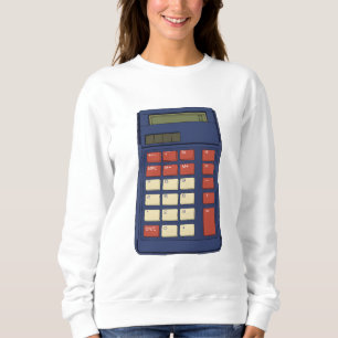 80's 90's Calculator Math School Nostalgia Sweatshirt