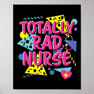 80s 90s Nurse Costume Lazy Halloween Party Theme 1 Poster