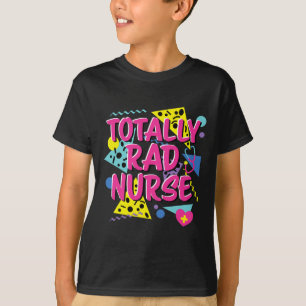 80s 90s Nurse Costume Lazy Halloween Party Theme 1 T-Shirt