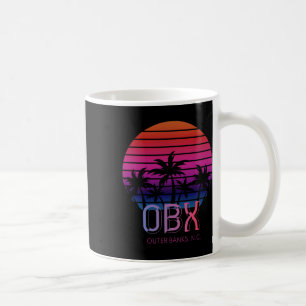 80s 90s Retro North Carolina Beach Vacation Obx Ou Coffee Mug