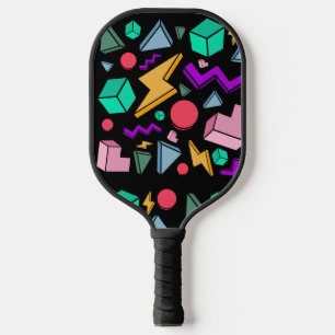 80s Aesthetic Vintage Retro Pickleball Paddle