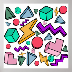 80s Aesthetic Vintage Retro Poster